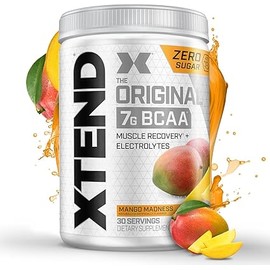 XTEND Original BCAA Powder – 7g BCAAs & 2.5g L-Glutamine, Sugar-Free Post-Workout Recovery Drink with Amino Acids for Men & Women, 30 Servings