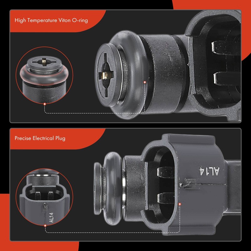 A-Premium - Inyectores de combustible compatibles con Nissan Versa 2009
