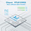 Elfcam® - Network Card 2.5GBase-T PCIe, RTL8125B 2500/1000Mbps PCI Express