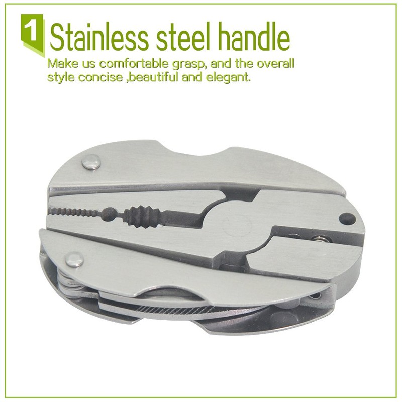 Portable Multitool Pliers Stainless Steel Mini Multifunction Plier for Business