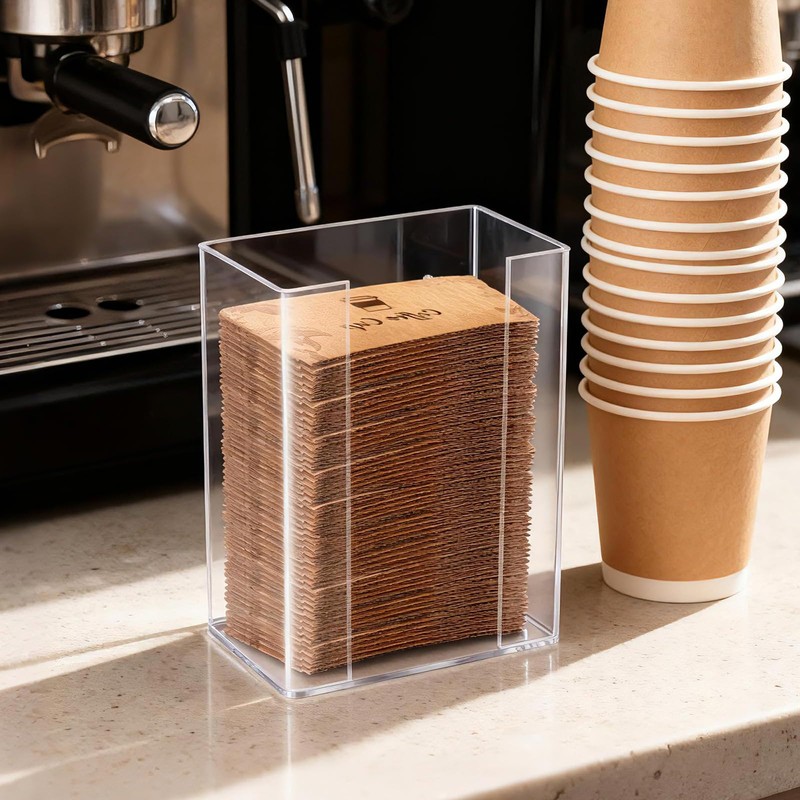 AFOROEOA Coffee Cup Sleeve Holder Holds Up To 75 Sleeves