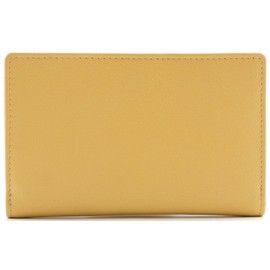 Mala Leather Callum The Coo Collection Leather Purse RFID Blocking 3664_23 Yellow