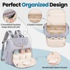Tealari 4 in 1 Convertible Diaper Bag Backpack,Waterproof Baby Diaper