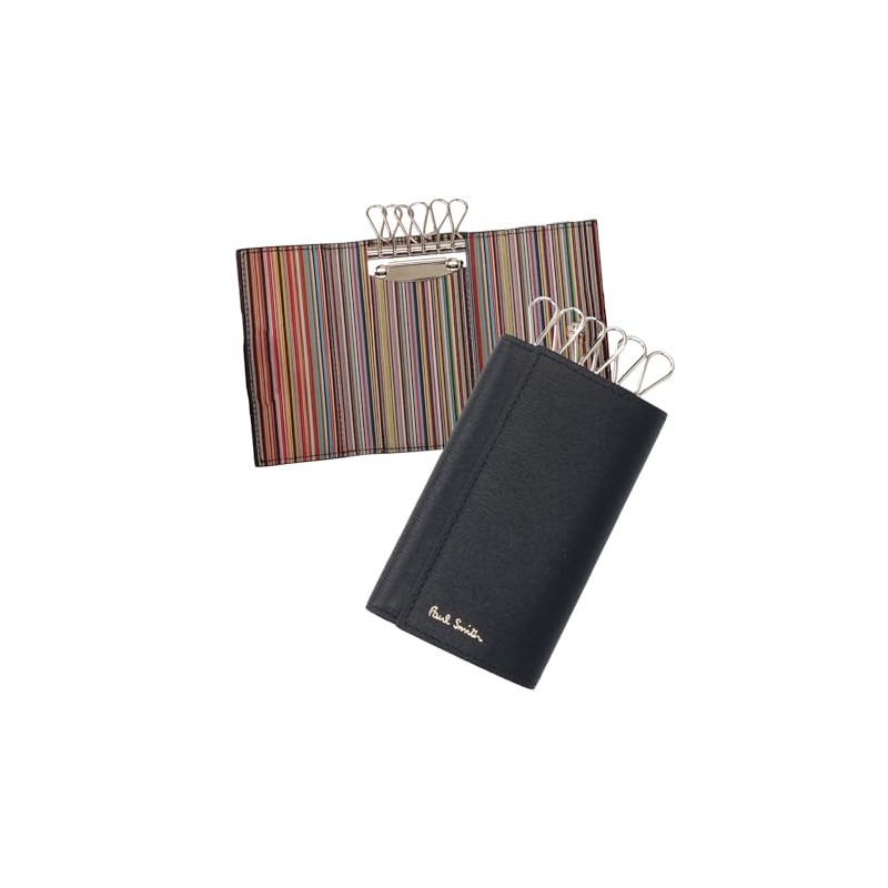 Paul Smith ASTRML Men's Key Case, Black, Multi, multicolor (black