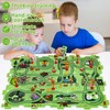 25PCS Puzzle Racer Kids Car Track Set, Puzzle Track Car