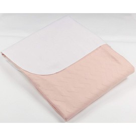 ComfortCare Incontinence Bed Protector (with ‘Tucks’) for Single Bed. Incontinence Washable Bed Pad, Incontinence Waterproof Mattress Protector, Size: 90cm x 90cm (35½” x 35½”) Colour - Pink