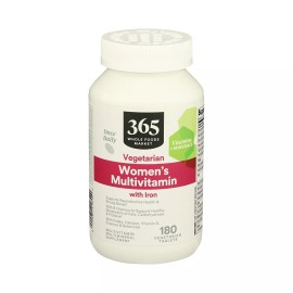 Whole Foods 365 by Whole Foods Multivitamins Women's - with Iron (Vegetarian Tablets), 180