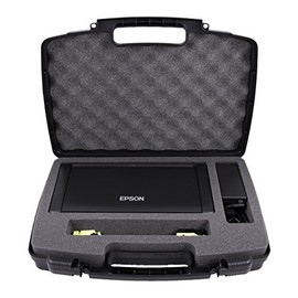 CASEMATIX Travel Case Compatible with Epson WF-100 and WF-110 Wireless Mobile Printer, Ink Cartridges, Power Adapter, Cables