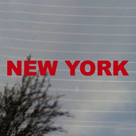 New York City Vinyl Decal (Real Red)