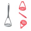 Hemoton Potato Masher Silicone Ricer Press Crusher with Non-Stick Handle