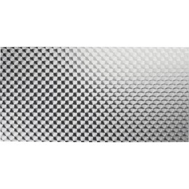 12" Long Engine Turned Aluminum Panel, 12" Wide-1/2 Swirls- Rod