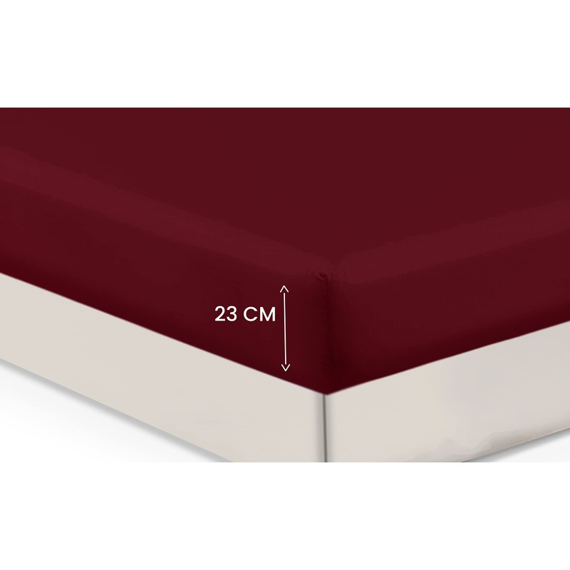 Sapphire Collection Fitted Sheet Non Iron Percale 180 Thread Count