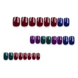 Advanced Grey Cat Eye Bow Pressing Fake Nail, Short Round Shape, Suitable for Workplace, Simple and Elegant, 24 pieces