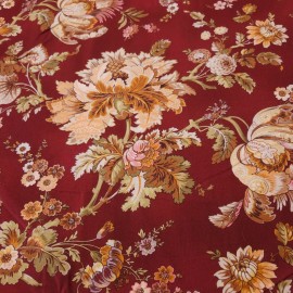 Clothworks Delphine BTY Clothworks Large Floral on Wine