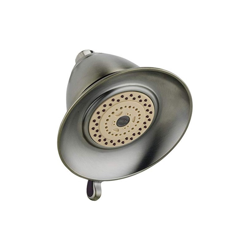 Delta Faucet 3-Spray Touch-Clean Shower Head, Stainless RP34355SS