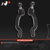A-Premium 2 x Front Outer Tie Rod Ends, Compatible with