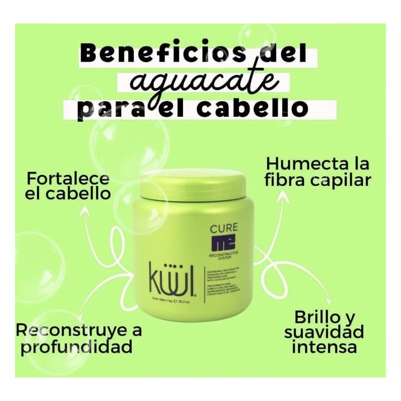 Kuul Cure Me Reconstructor 35.2 oz (Tratamiento Para Cabello Maltratado)