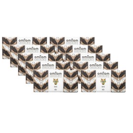 OmNom Coffee + Milk | Icelandic Bean To Bar Chocolate by OMNOM CHOCOLATE REYKJAVIK | Case Pack | 10 x 60g Bar