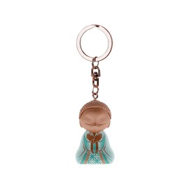 Little Buddha Keyring Be Patient, multicoloured