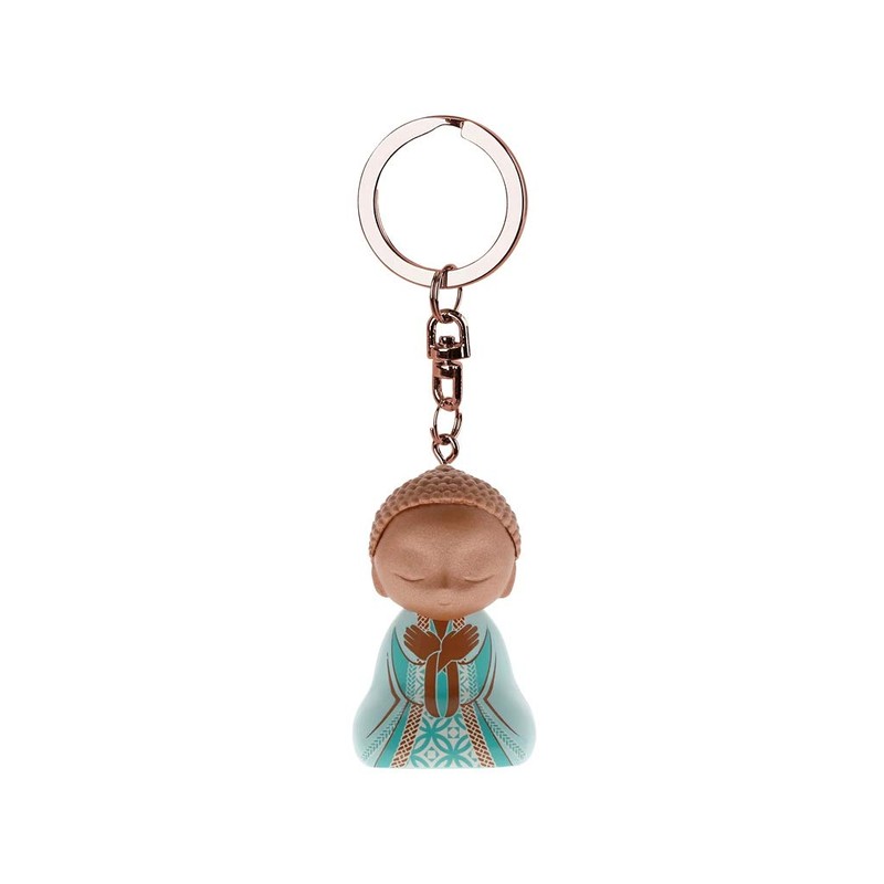Little Buddha Keyring Be Patient, multicoloured