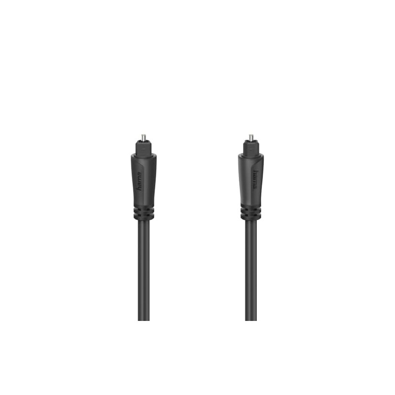 Hama Audio Fibre Optic Cable ODT Plug (Toslink) 1.5m Black