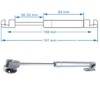 30N/7 lb Gas Shock Cabinet Door Hinge - 6" Length,