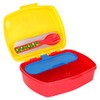 Stor Funny Sandwich Box with Cutlery Bing Lunch Bag, Youth