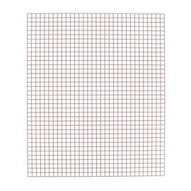 BOHIN France Template Sheet - Non-Slip, Square Printed (6mm) Grid Blocks for Sewing Projects, Plastic, Transparent, 21.5 x 27.9cm - 2 Pieces