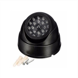 Dome Dummy CCTV Camera - Fake Surveillance for Store & Office Security 1-Dummy CCTV-LED Dome 3ea