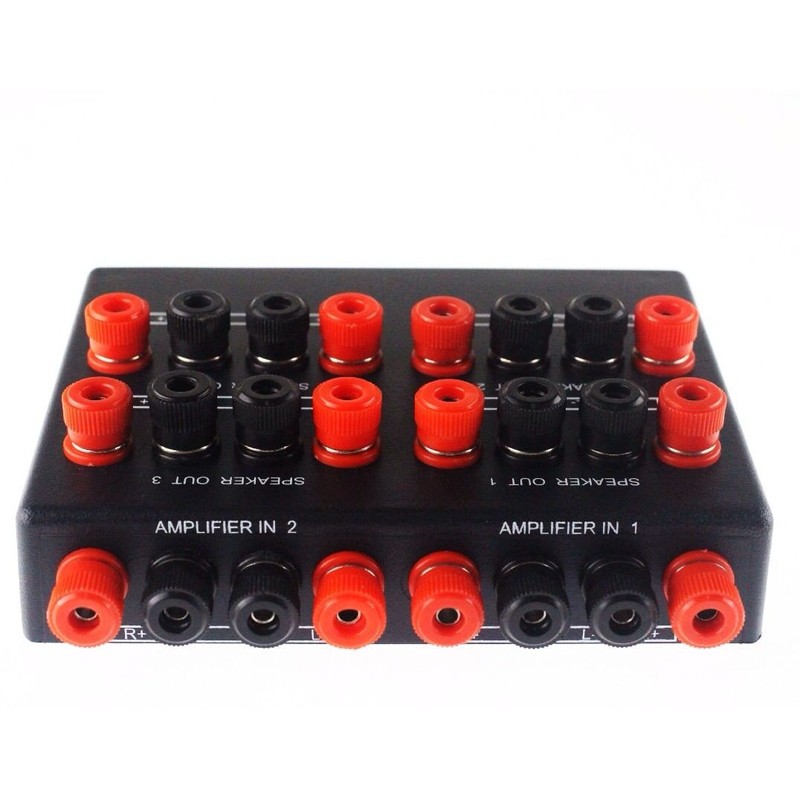 2in ⇔ 4out Speaker Selector/Switcher *Banana Plug Type