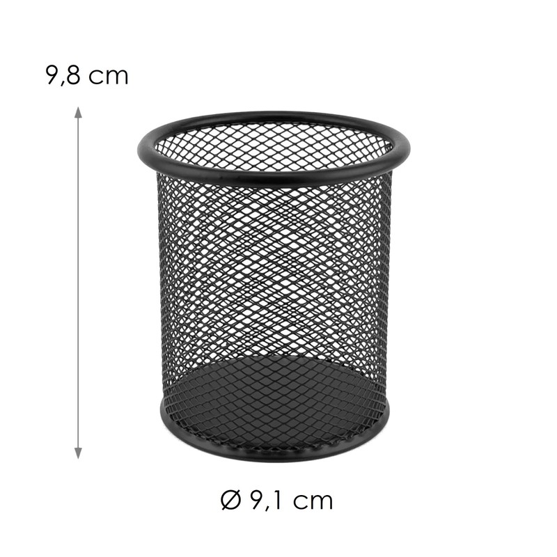 D.RECT Metal Pen Holder Round Wire Metal Mesh Multifunctional Cup