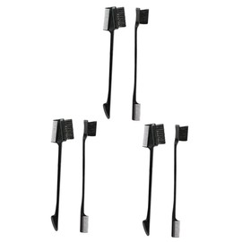minkissy 6 Pcs Cleaning Brush Multi-function Eyebrow Brush Eyelash Comb Eyebrow Brush Angled Multifunction Eyebrow Brush Multi Function Eyebrow Brush Brow Comb and Brush Set Double Head