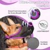 Dog Muzzle with Front Opening Design Allows Panting Drinking (Purple-S)