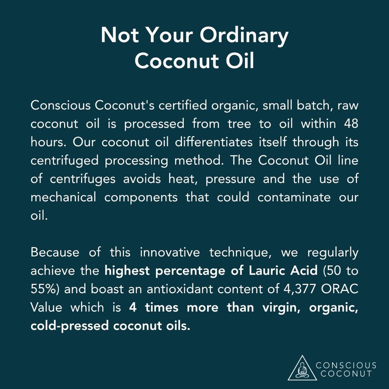 Conscious Coconut Individual Coconut Oil Packets, Certified Organic, Fair Trade