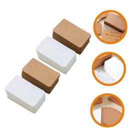 jojofuny 4 Packs Multi Function Blank Cards DIY Graffiti Note Cards Smooth Surface Easy to Carry for Personalization