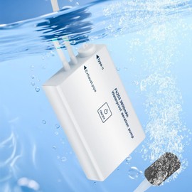 Aquarium Air Pump,USB Adjustable Quiet Fish Tank Air Bubbler - Fishing Equipment for Plants Turtle Seafood Freshwater Shrimp Saltwater Aquaculture Breeding