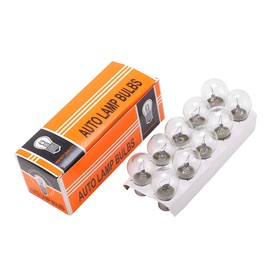 Yourkar 10 PCS Car Brake Bulb, 1141 12V 21W Auto Brake Flat Angle Single Light Bulb, High Brightness Brake Tail Turn Signal Light Bulbs Replacement, Universal Car Accessories (Flat Angle)