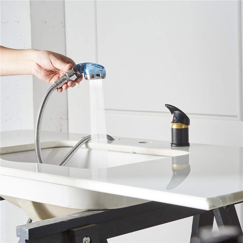 Brass Salon Shampoo Bowl Faucet and Sprayer Kit for Shampoo