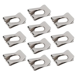 Create idea 10pcs Clevis Clip Fastener for Pin Diameter M6 Nickel 65 Manganese Speed Fasteners Clips Clamp U Nut Clips Screw(14.2x11.3x6mm)