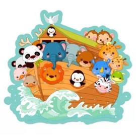 AK Wall Art Noah's Ark Car Vinyl Sticker - SELECT SIZE - (A) X-Small: 2.5"