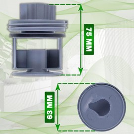 Washing Machine Filter for Bosch for Balay for Neff for Siemens for Constructa with the Original Code 00647920 00602008 00605010 - Warranty 5 Years - ONIX TECH