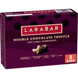 Larabar Double Chocolate Truffle, Gluten Free Vegan Fruit & Nut Bars, 8 ct