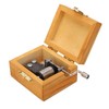 Hand Cranked Music Box Mini Portable Gemini Pattern Retro Style