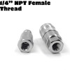 1/4" NPT Thread 1/4" Body Size ISO 16028 Flat Face
