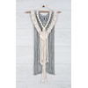 Solid Oak Macrame KIT LAYRD, Two-Tone Layered Wall Hanging