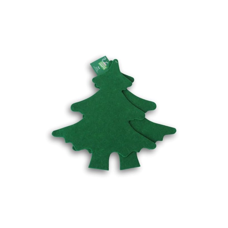Large Christmas Tree Cutouts for Holiday Kids Crafts - Felt