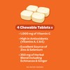 Airborne Vitamin C 1000mg (per serving) - Citrus Chewable Tablets