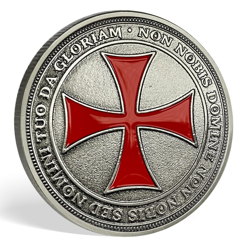 AtSKnSK Knights Templar Red Cross Challenge Coin