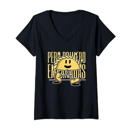 Pero Primero Empanadas V-Neck T-Shirt