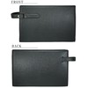 Bliss Leather 2nd Bag, Special Coating, Slim, Functional, Zipper, Strap,